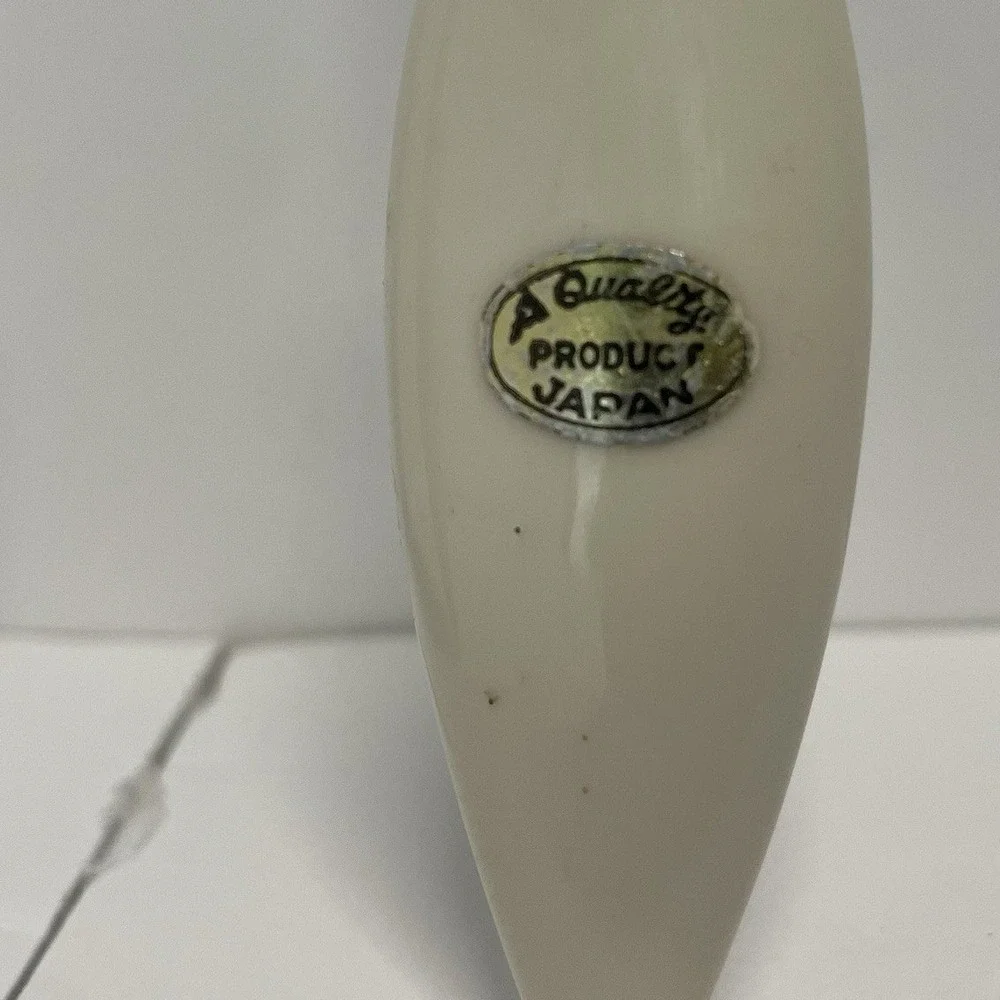 Mid-Century Salad Server Set Mackinac Is. Souvenir W/ Rustic Deer Approx. 11 In.